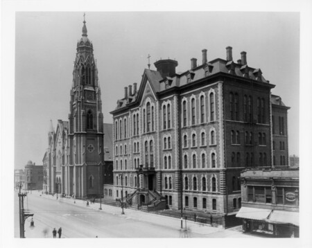 Archival photograph of St. Ignatius College.
